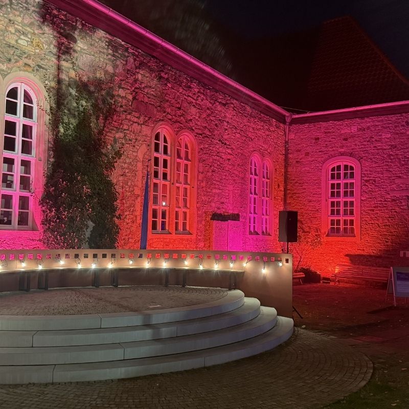 Outdoor Lichtinstallation